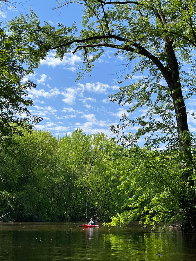 Picture of kayaking location: Vermillion River near Hastings, MN